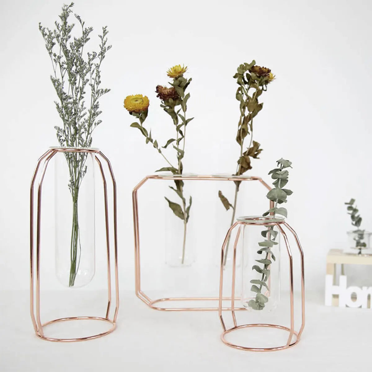 Elegant Glass Flower Vase