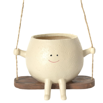 Smiling Swing Planter Pot